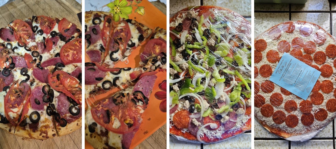Bobs Take n Bake Pizza Menu